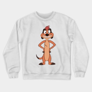 Timon cuteness, Lion king, hakuna matata, mongoose Crewneck Sweatshirt